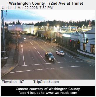 Washington County - 72nd Ave at Trimet live webcam